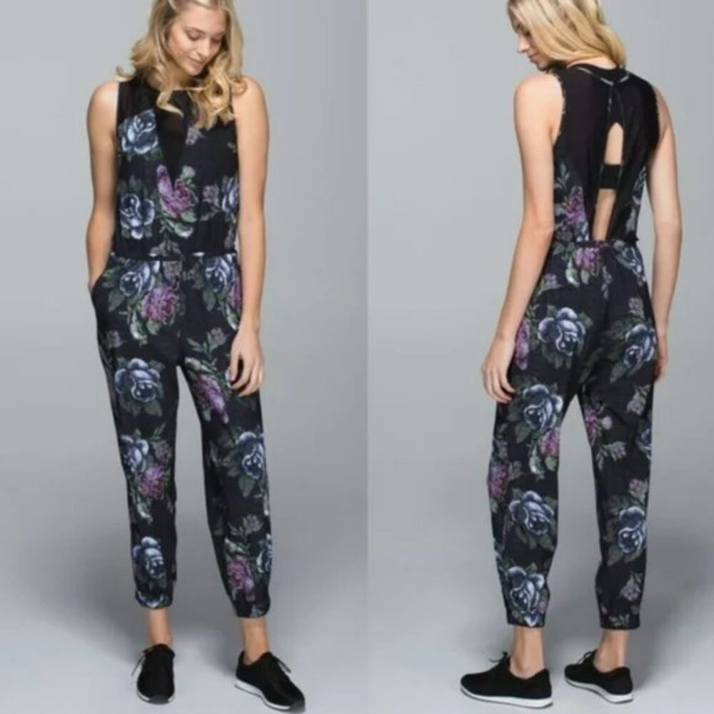 Lululemon Limited Edition Floral Jumpsuit